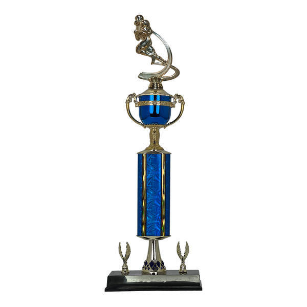 Trofeo de Tubo con Figura Serie 442 de Futbol Americano