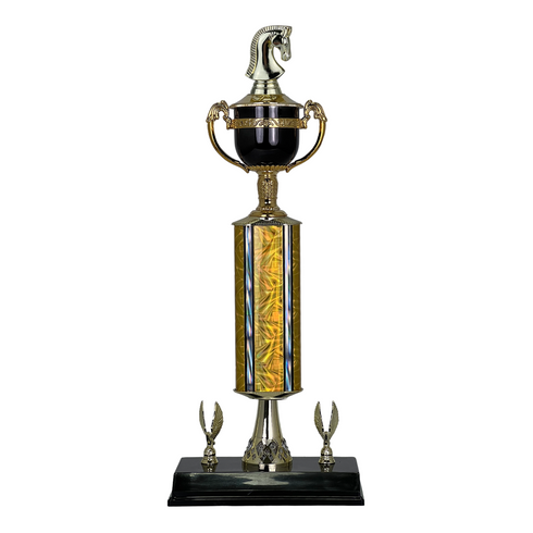 Trofeo de Tubo con Figura Serie 442 de Ajedrez