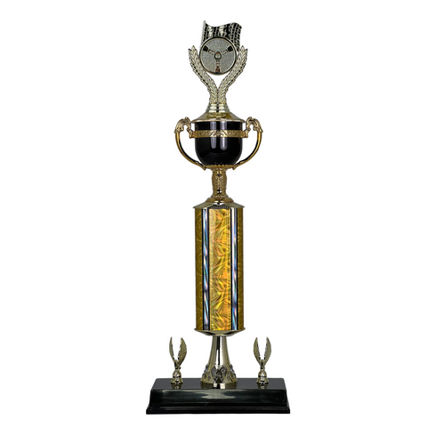Trofeo de Tubo con Figura Serie 442 de Carro
