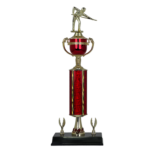 Trofeo de Tubo con Figura Serie 442 de Billar