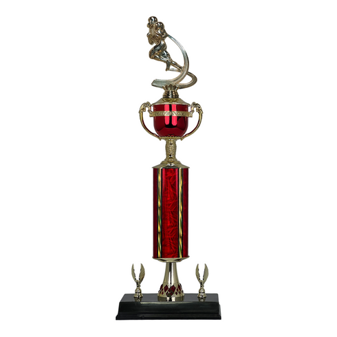 Trofeo de Tubo con Figura Serie 442 de Futbol Americano