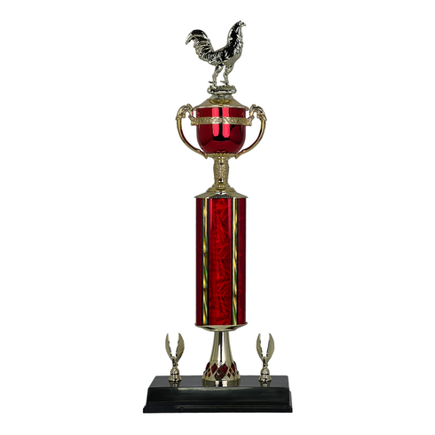 Trofeo de Tubo con Figura Serie 442 de Gallo