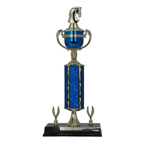 Trofeo de Tubo con Figura Serie 442 de Ajedrez