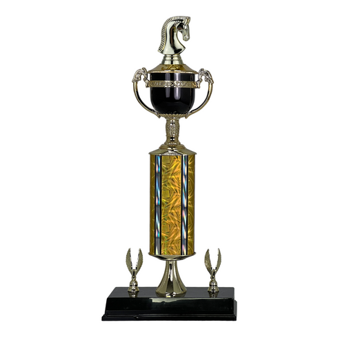 Trofeo de Tubo con Figura Serie 442 de Ajedrez