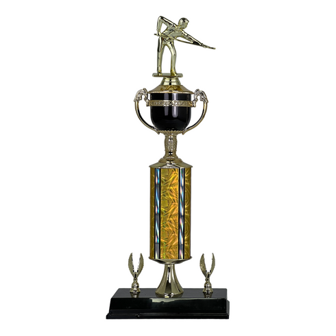 Trofeo de Tubo con Figura Serie 442 de Billar