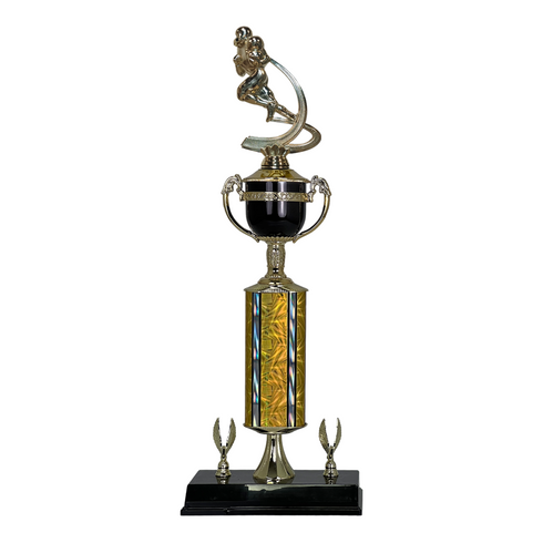Trofeo de Tubo con Figura Serie 442 de Futbol Americano