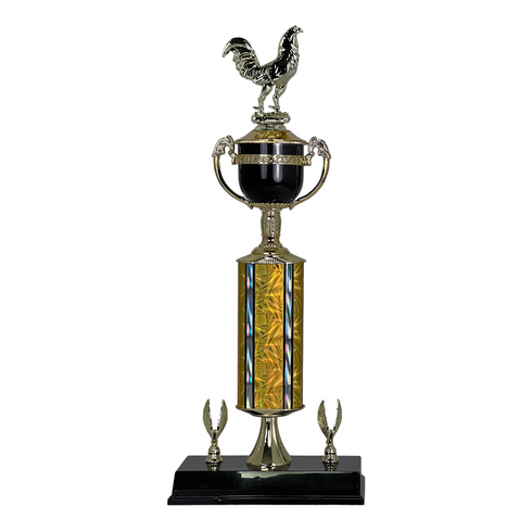Trofeo de Tubo con Figura Serie 442 de Gallo