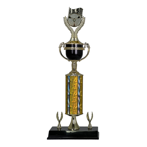 Trofeo de Tubo con Figura Serie 442 de Carro
