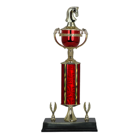Trofeo de Tubo con Figura Serie 442 de Ajedrez