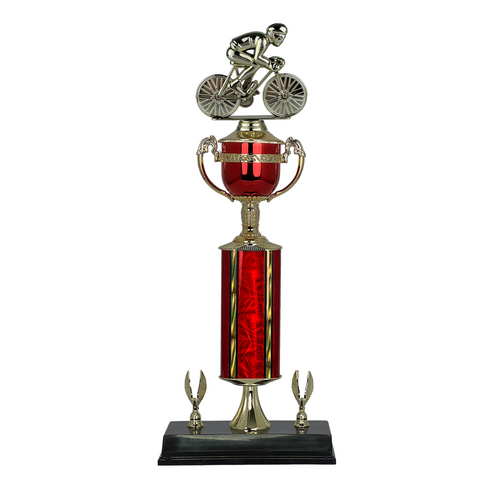 Trofeo de Tubo con Figura Serie 442 de Ciclismo