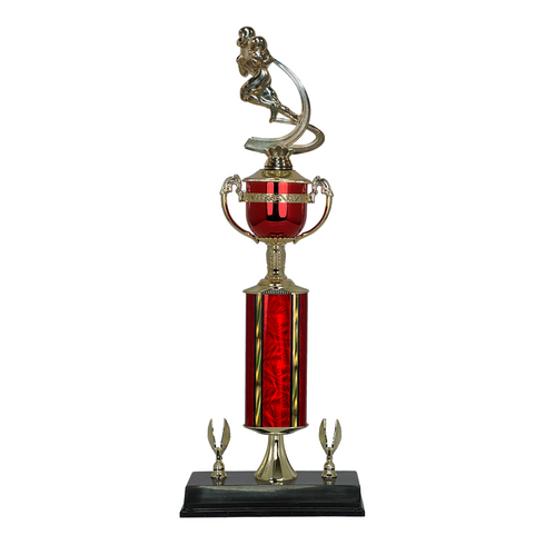 Trofeo de Tubo con Figura Serie 442 de Futbol Americano