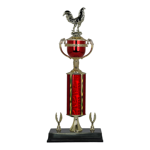 Trofeo de Tubo con Figura Serie 442 de Gallo