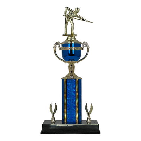 Trofeo de Tubo con Figura Serie 442 de Billar