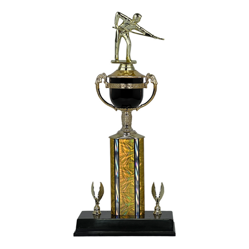 Trofeo de Tubo con Figura Serie 442 de Billar