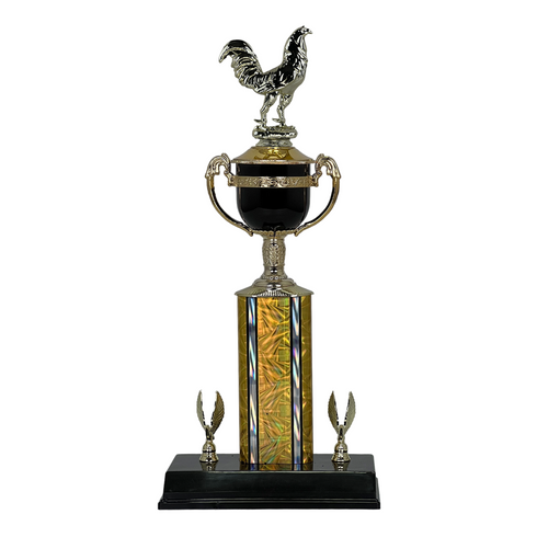 Trofeo de Tubo con Figura Serie 442 de Gallo