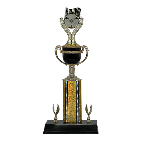 Trofeo de Tubo con Figura Serie 442 de Carro