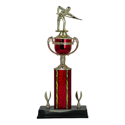 Trofeo de Tubo con Figura Serie 442 de Billar