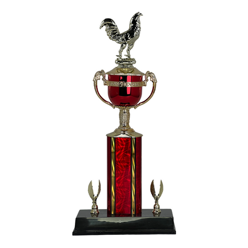 Trofeo de Tubo con Figura Serie 442 de Gallo