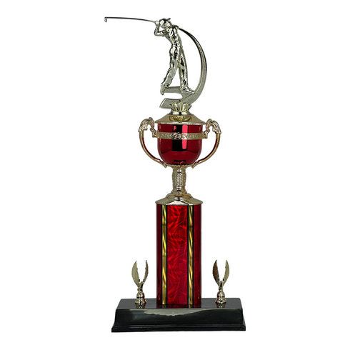 Trofeo de Tubo con Figura Serie 442 de Golf