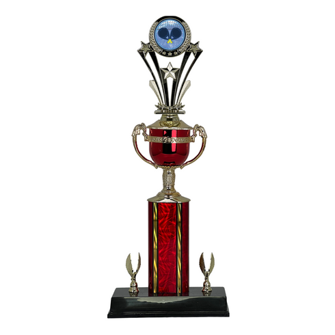 Trofeo de Tubo con Figura Serie 442 de Padel