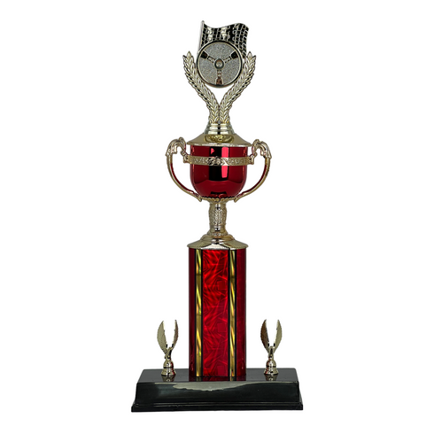 Trofeo de Tubo con Figura Serie 442 de Carro