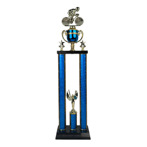 Trofeo de Tubo con Figura Serie 50 de Ciclismo