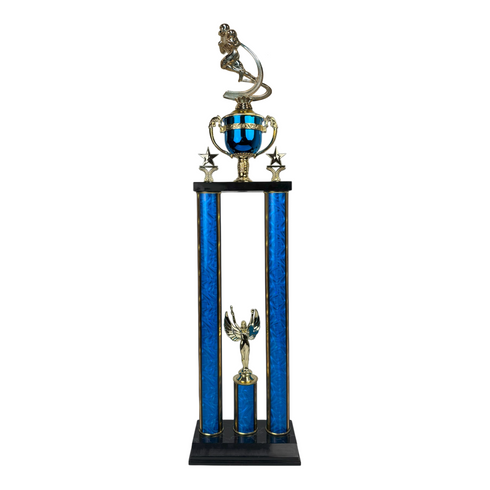 Trofeo de Tubo con Figura Serie 50 de Futbol Americano