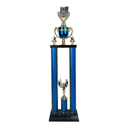 Trofeo de Tubo con Figura Serie 50 de Carro