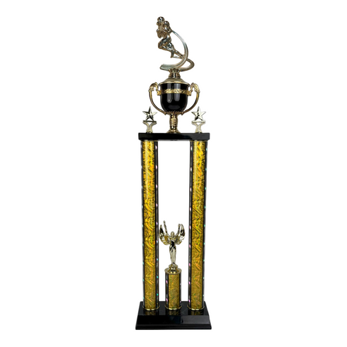 Trofeo de Tubo con Figura Serie 50 de Futbol Americano