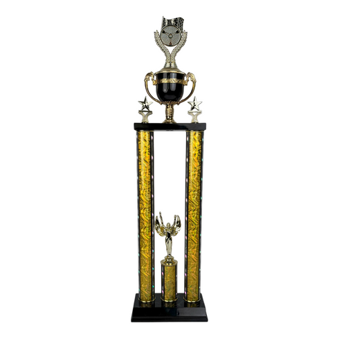 Trofeo de Tubo con Figura Serie 50 de Carro