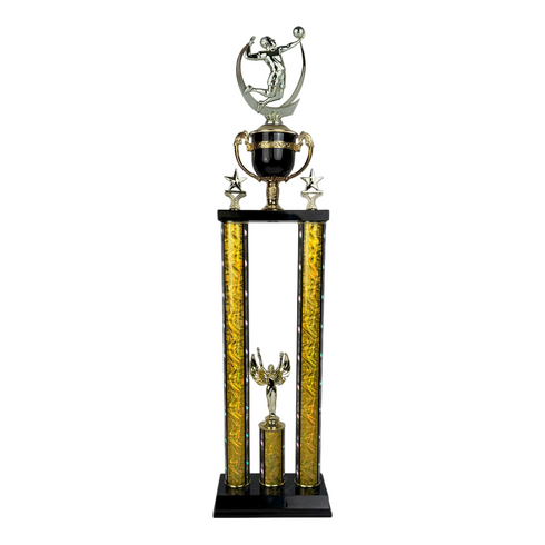 Trofeo de Tubo con Figura Serie 50