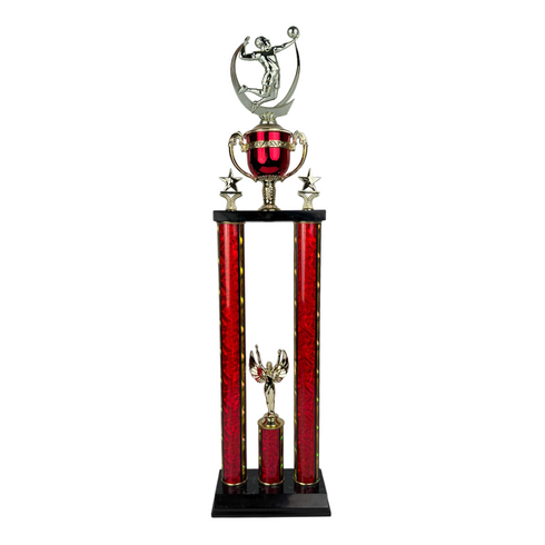 Trofeo de Tubo con Figura Serie 50