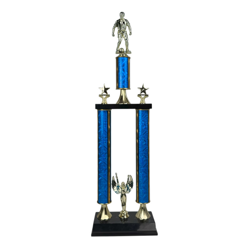 Trofeo de Tubo con Figura Serie 50