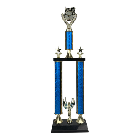 Trofeo de Tubo con Figura Serie 50 de Carro