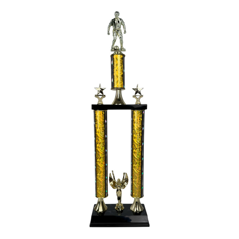 Trofeo de Tubo con Figura Serie 50