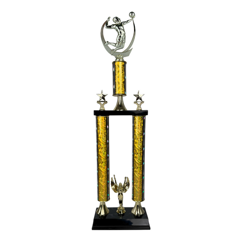 Trofeo de Tubo con Figura Serie 50