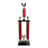 Trofeo de Tubo con Figura Serie 50 de Gallo
