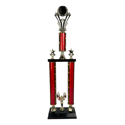 Trofeo de Tubo con Figura Serie 50