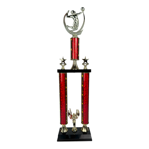 Trofeo de Tubo con Figura Serie 50