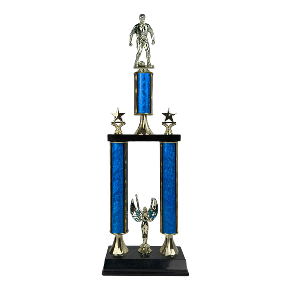 Trofeo de Tubo con Figura Serie 50 de Futbol