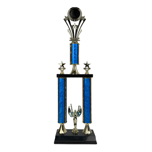 Trofeo de Tubo con Figura Serie 50