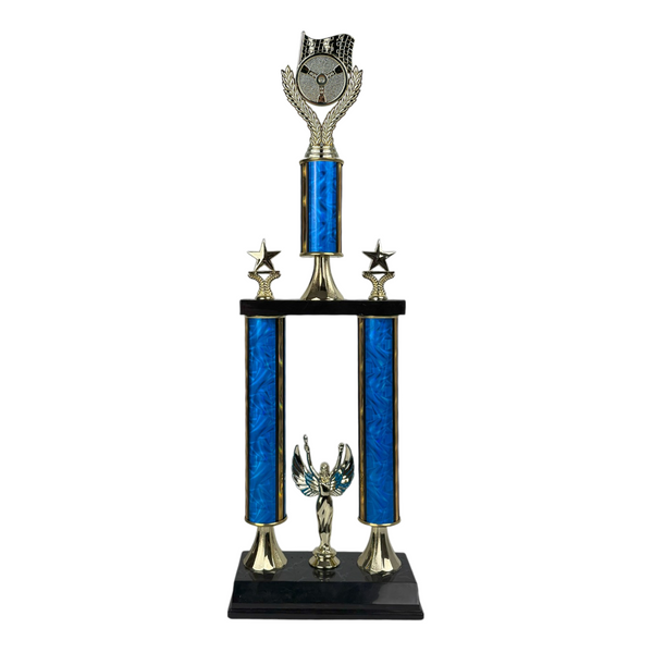 Trofeo de Tubo con Figura Serie 50 de Carro