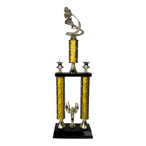 Trofeo de Tubo con Figura Serie 50 de Futbol Americano