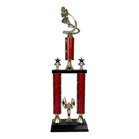 Trofeo de Tubo con Figura Serie 50 de Futbol Americano