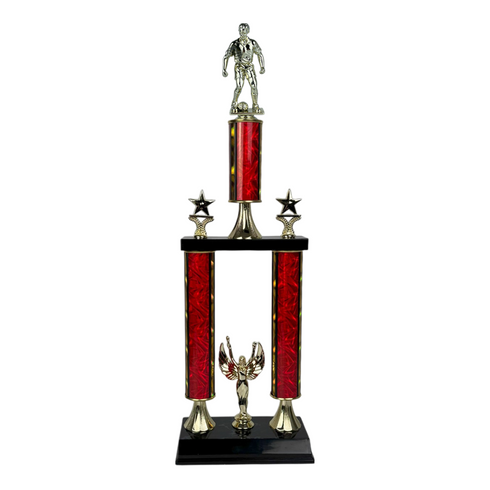 Trofeo de Tubo con Figura Serie 50