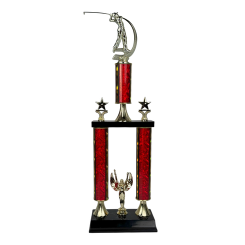 Trofeo de Tubo con Figura Serie 50 de Golf