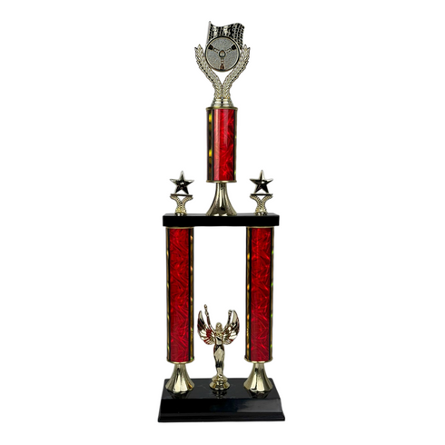 Trofeo de Tubo con Figura Serie 50 de Carro