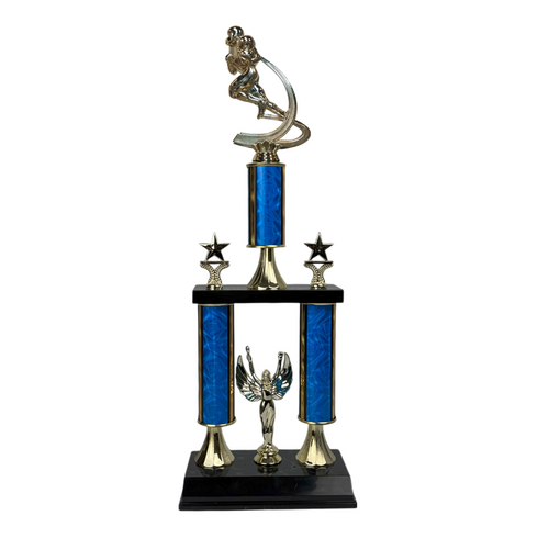 Trofeo de Tubo con Figura Serie 50 de Futbol Americano