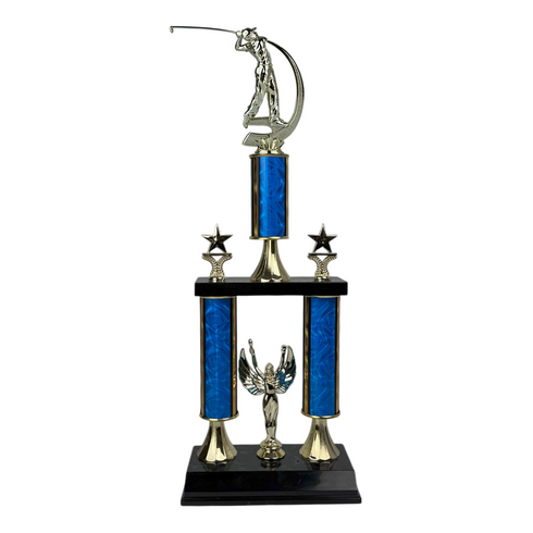 Trofeo de Tubo con Figura Serie 50 de Golf