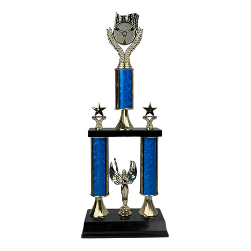 Trofeo de Tubo con Figura Serie 50 de Carro